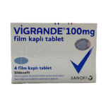 Vigrande 100 mg 4 Tablet